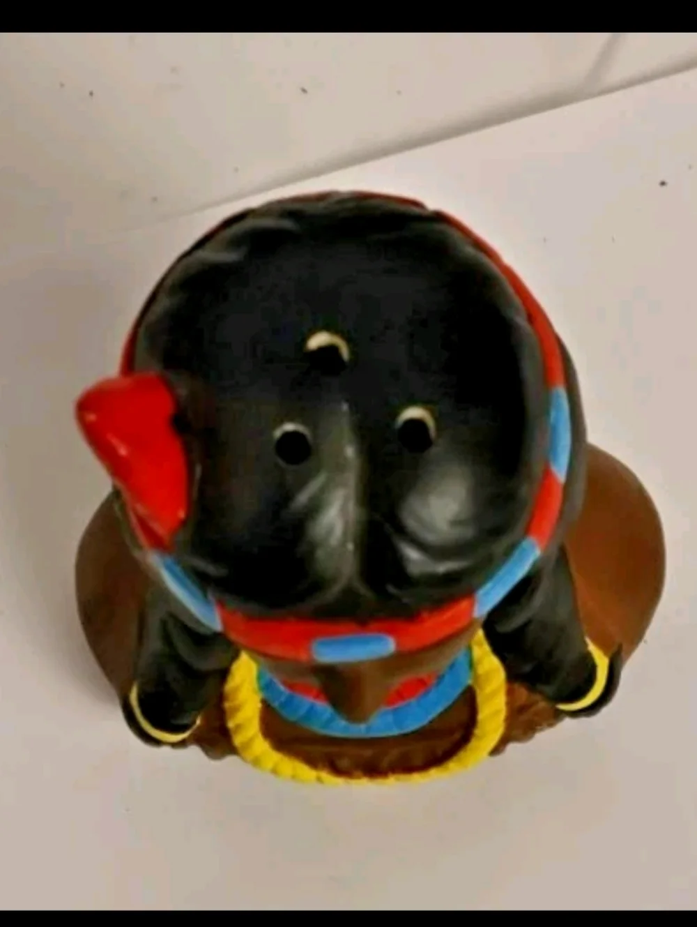 Vintage Japan Figural Ceramic Native American Bust Single Shaker